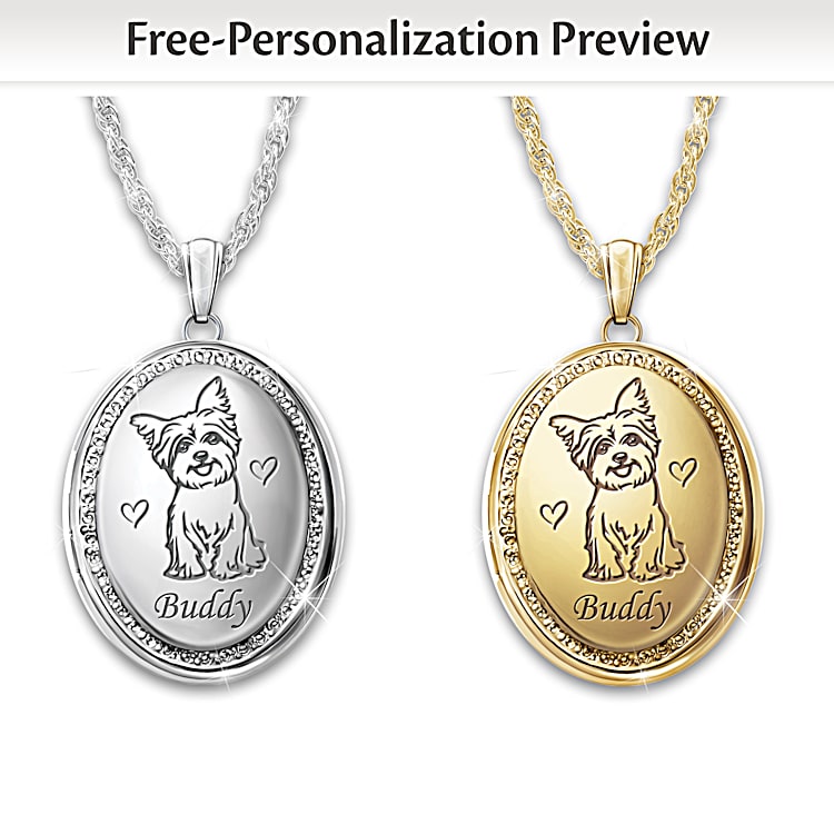 Personalized Dog Best Friend Heart Necklace Personalized Dog Best Friend Heart Necklace