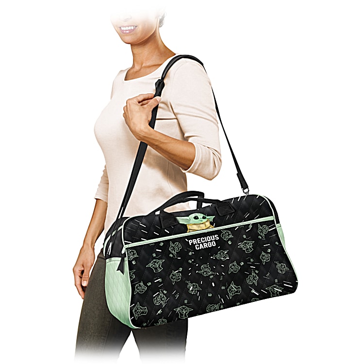 STAR WARS The Mandalorian Precious Cargo Black Quilted Weekender