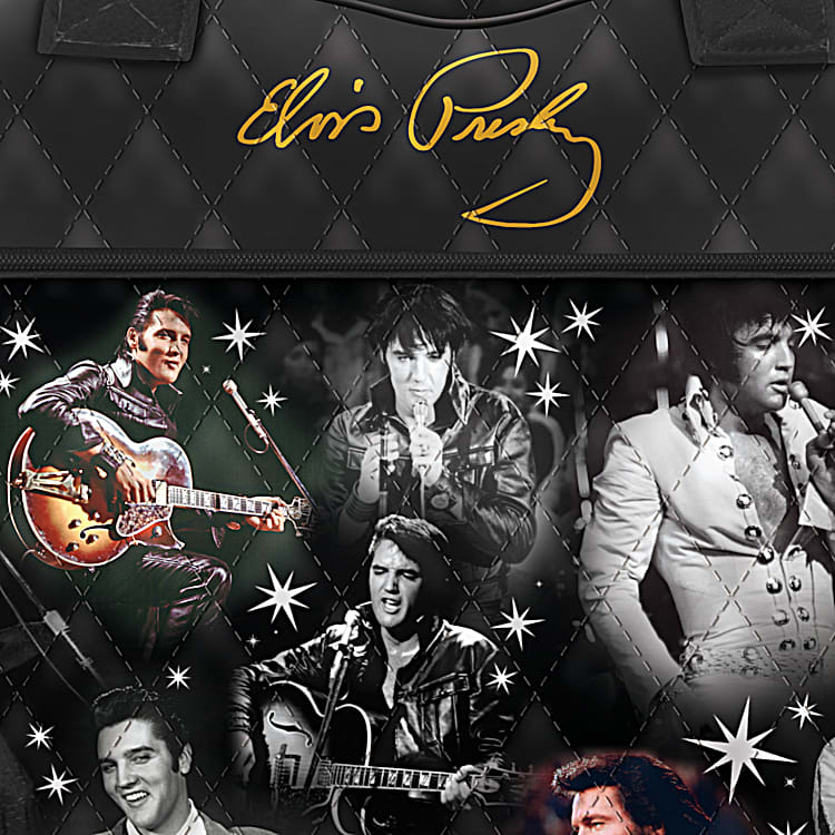 Spotlight On Elvis Presley convertible handbag by The Bradford Exchange
