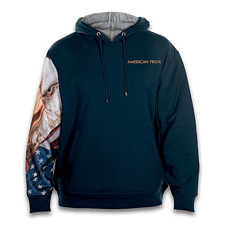 The Bradford Exchange American Pride Patriotic Men s Pullover Hoodie