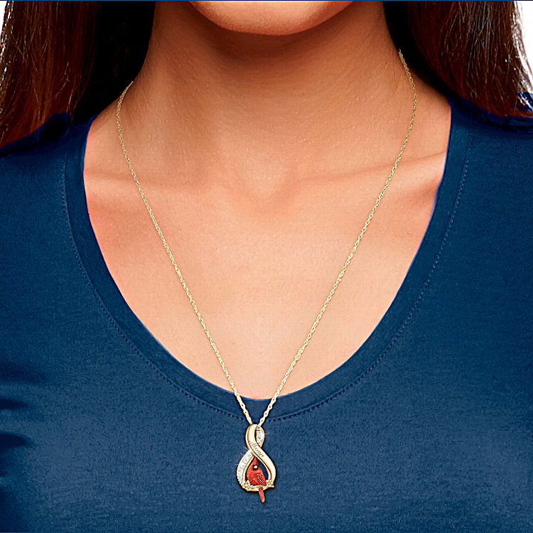 Bradford exchange cardinal necklace new arrivals