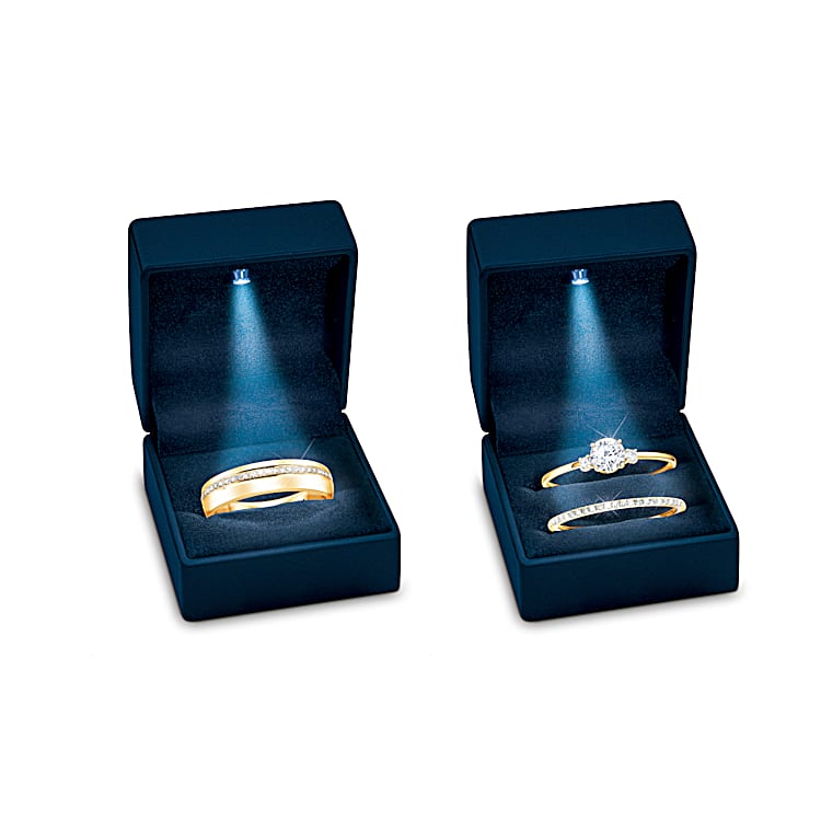 7 8 Carat Diamond Genuine Love Personalized Wedding Ring Set