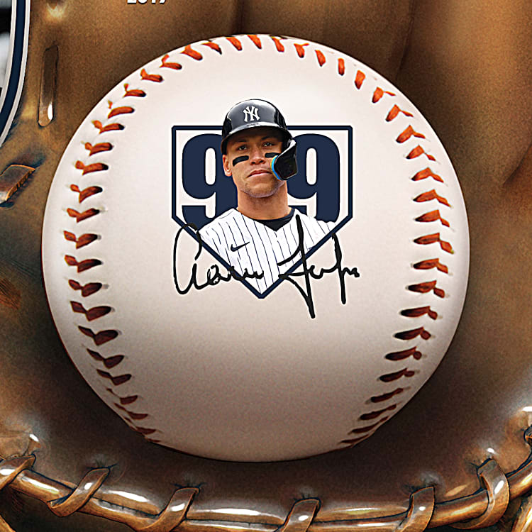 New York Yankees Aaron Judge MLB Cold-Cast Bronze Glove Sculpture