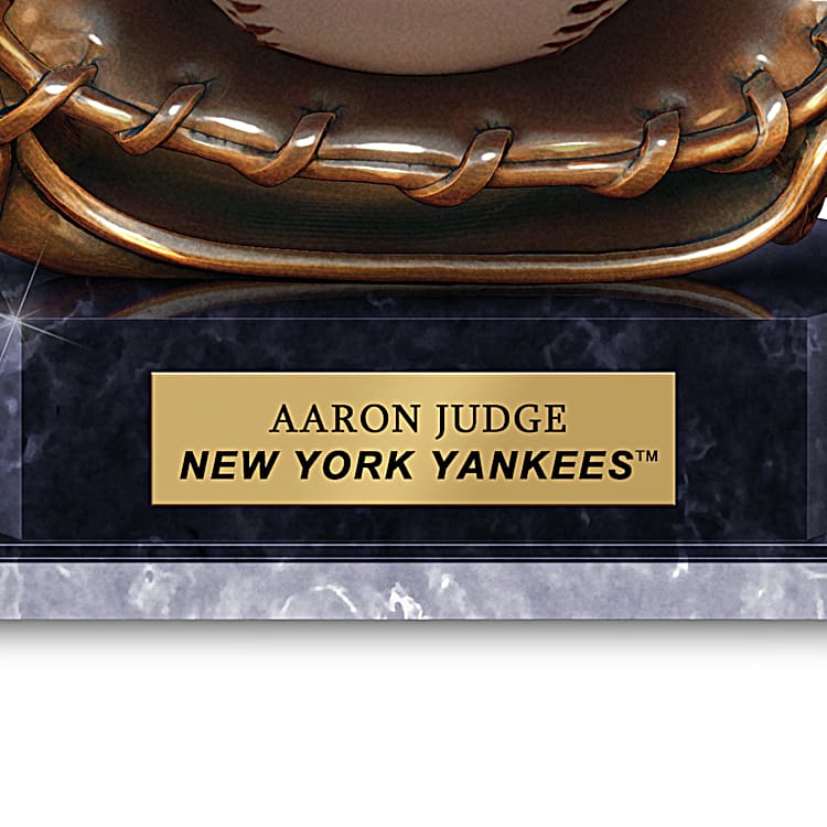 New York Yankees Aaron Judge MLB Cold Cast Bronze Glove Sculpture
