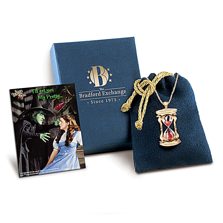 Fully Functional THE WIZARD OF OZ Hourglass Pendant Necklace