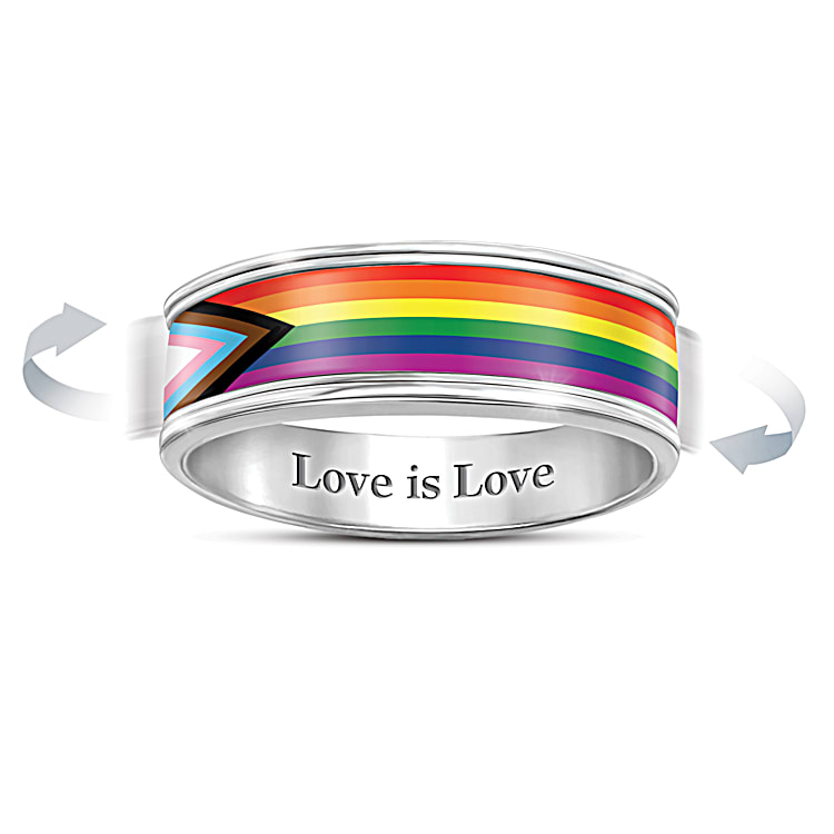 Circle of love spinning ring store