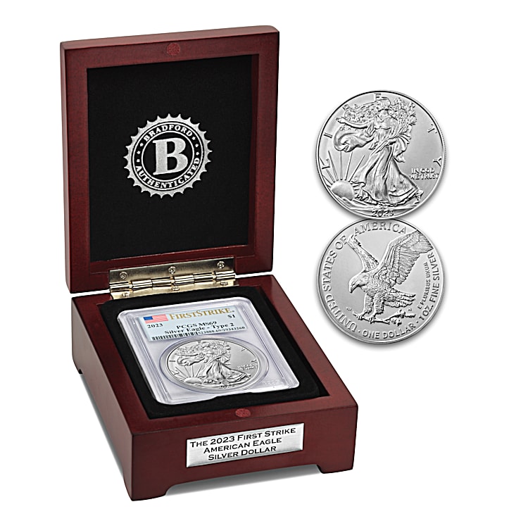 2023 First Strike MS69 Legal Tender 99.9% Silver Coin Featuring A  Naturalistic Vision Of An American Eagle On The Reverse