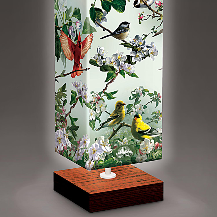 Bradford exchange bird hot sale lamp