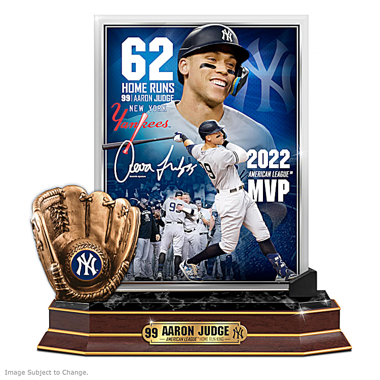 New York Yankees Aaron Judge MLB Bronze-Finished Glove Sculpture