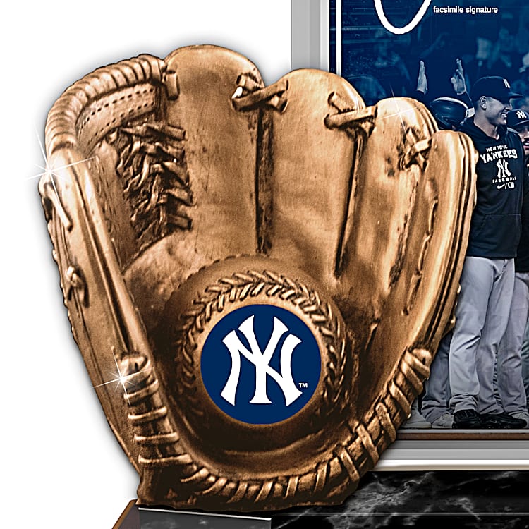 New York Yankees Aaron Judge MLB Bronze-Finished Glove Sculpture