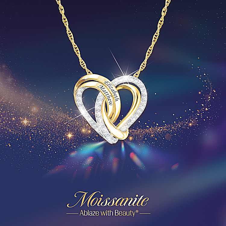 Heart shaped pendant for couples in gold sales