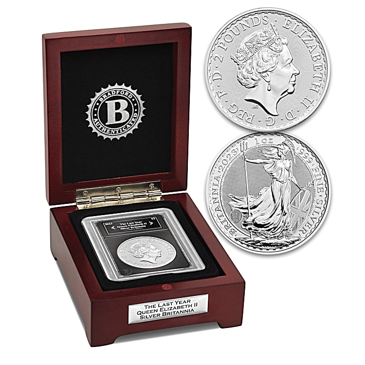 20-60代 人気ファッションブランド Last-Ever Coin Britannia Silver 99.9% II Elizabeth Queen コレクション