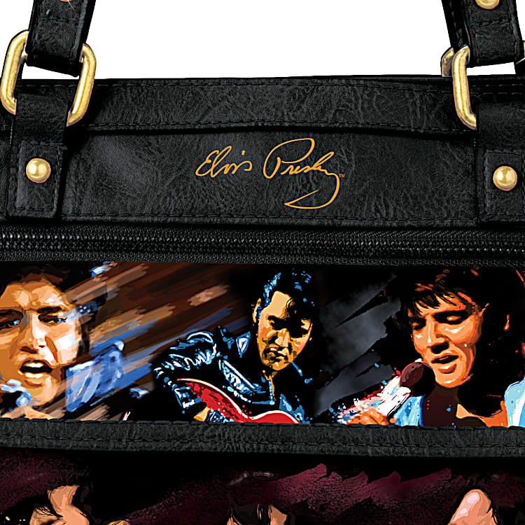 Elvis Presley Polyester Bottle Carrier Featuring An Elvis-Themed