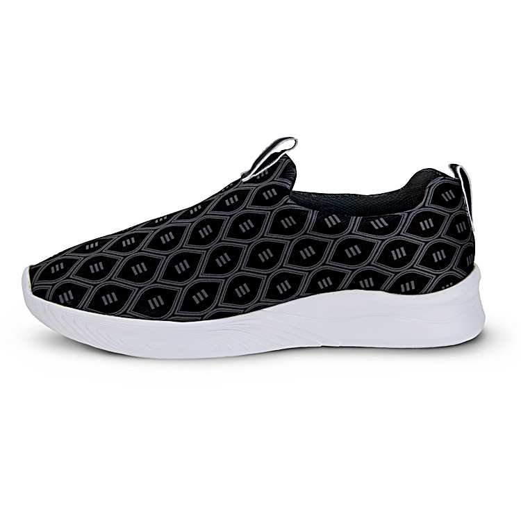 Women s Black NFL Shoes With Team Logos Chiefs Cowboys Steelers And More