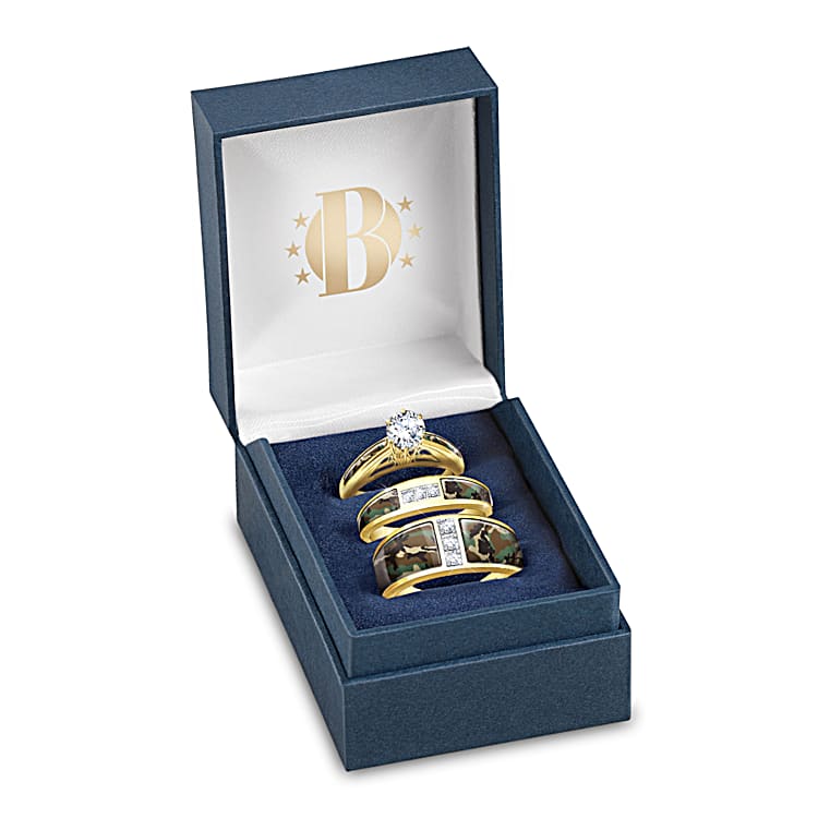 Camouflage his and hers wedding rings best sale