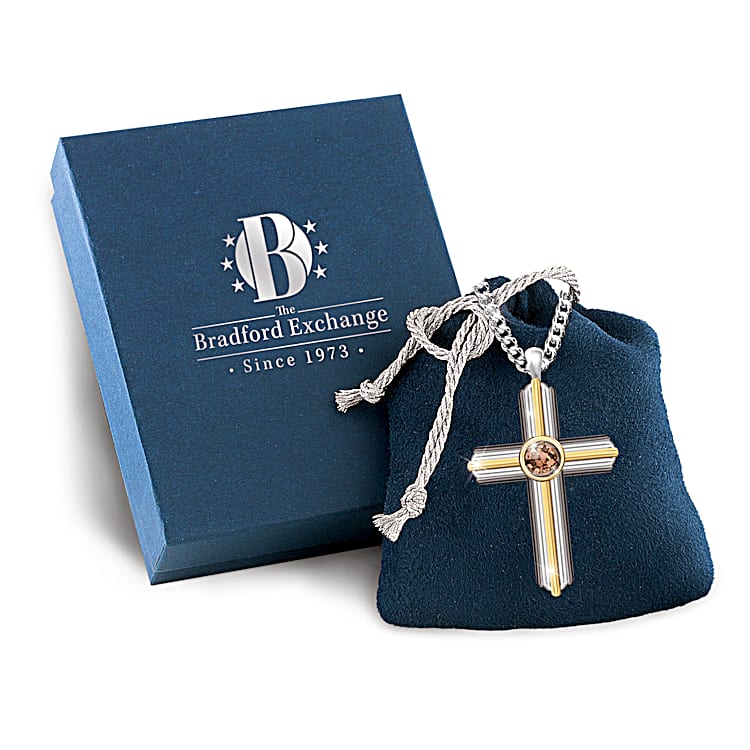 Bradford exchange cross hotsell necklace