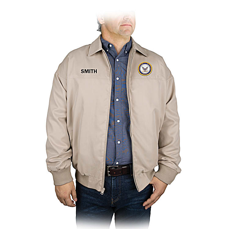 Bradford exchange navy jacket discount