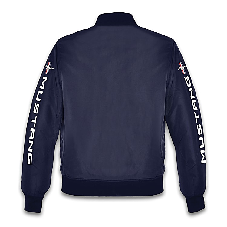 Men's Ford Mustang Jacket – Lightweight Full-Zip Jacket
