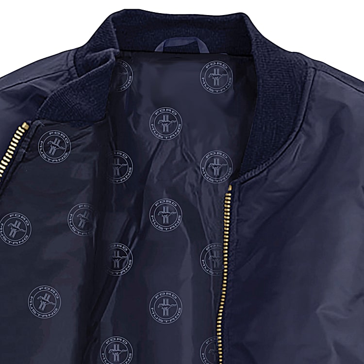Men's Ford Mustang Jacket – Lightweight Full-Zip Jacket