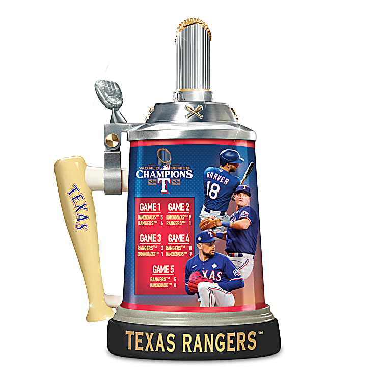 Texas Rangers 2023 World Series Champions Stein