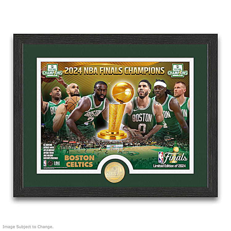注目ショップ Boston Celtics 2024 NBA Championship Framed Wall Decor キューブリック、ベアブリック