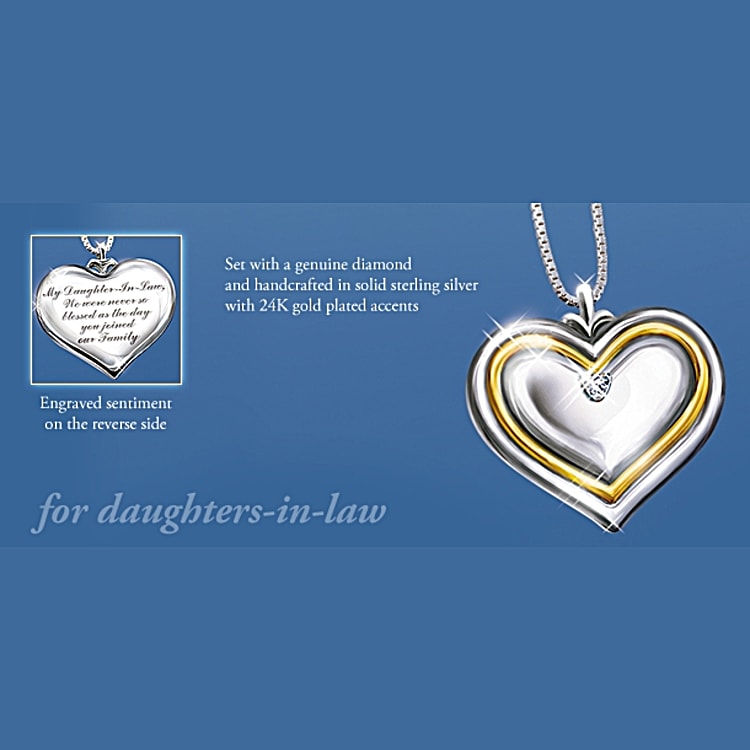 Sterling silver daughter in law store necklace