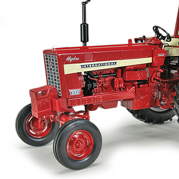 1 16 Scale Farmall 544 Hydro Diecast Tractor With Canopy And Rubber Wheels