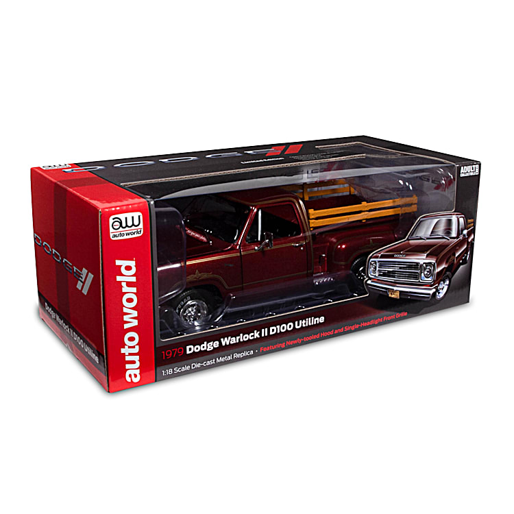 お見舞い Utiline D100 II Warlock Dodge 1979 1:18-Scale Truck Diecast ミニカー