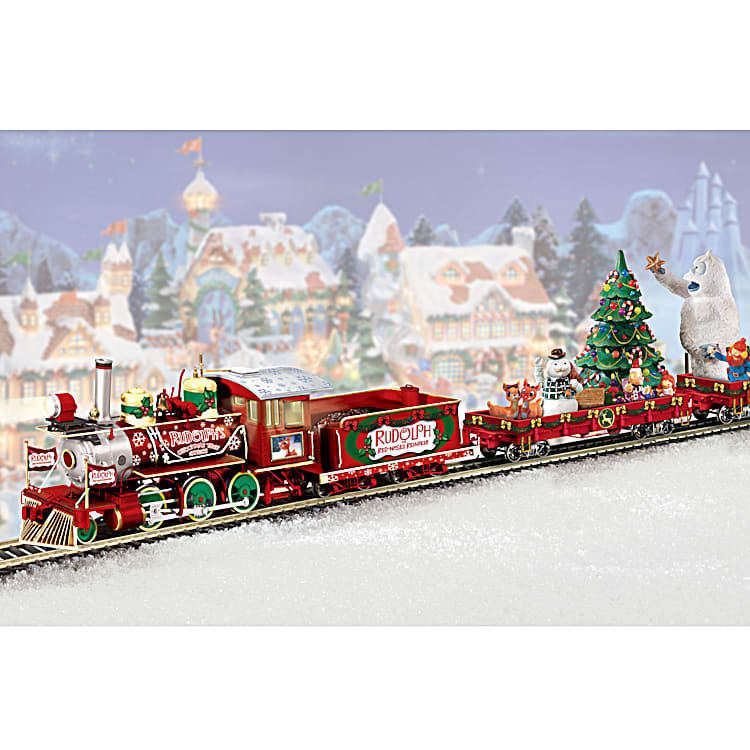 Rudolph christmas train set 2025