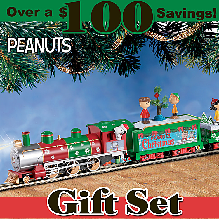 The PEANUTS Christmas Express Electric Train Set