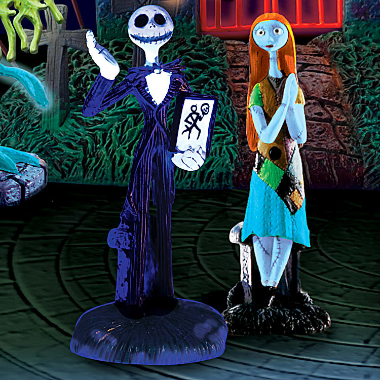 Tim Burtons The Nightmare Before Christmas Black Light Village