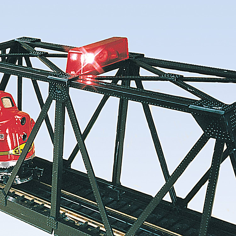 N Scale Blinking Bridge Train Accessory