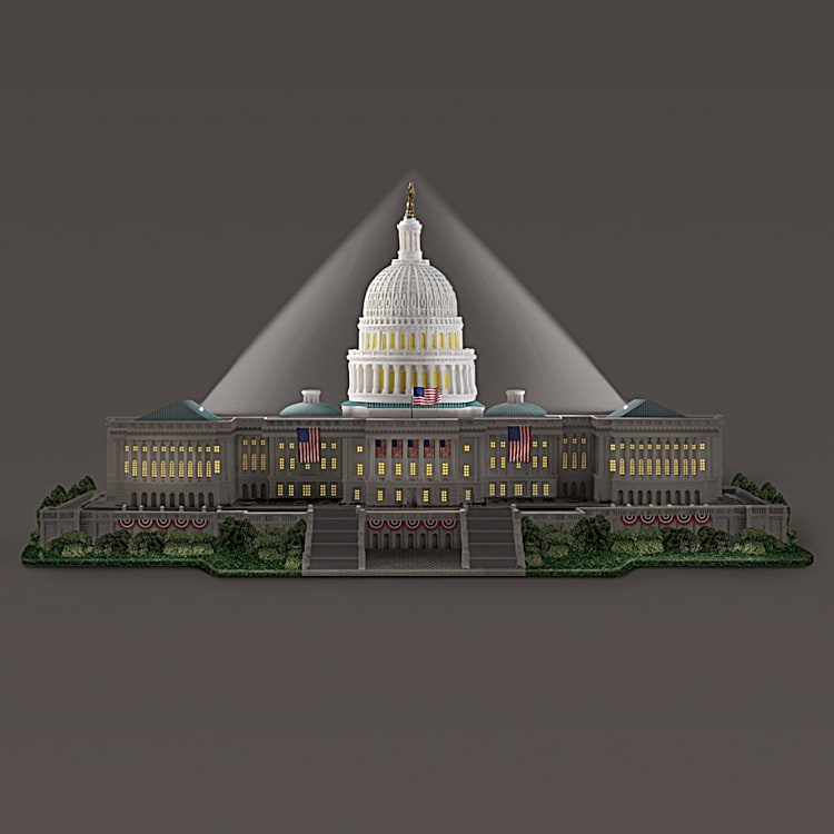 最適な材料 United States Sculpture Building Capitol Illuminated America Of 建築物