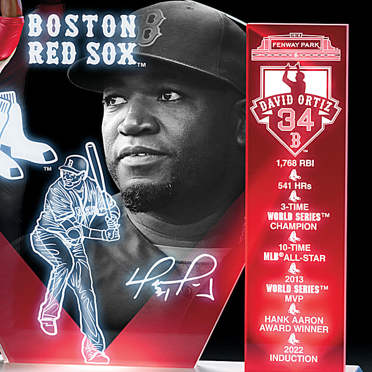 David Ortiz Boston Red Sox 2022 Hall of Fame Induction 11 x 17 Limited  Edition Lithograph