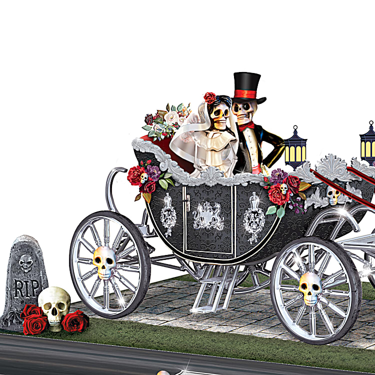 Eternal Love 1 Long Hand-Painted Romantic Day Of The Dead