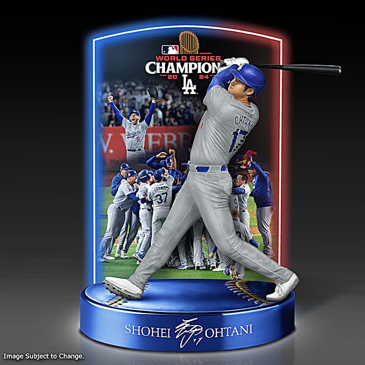完成品 Illuminated Dodgers Angeles Los Series World MLB 2024 記念グッズ