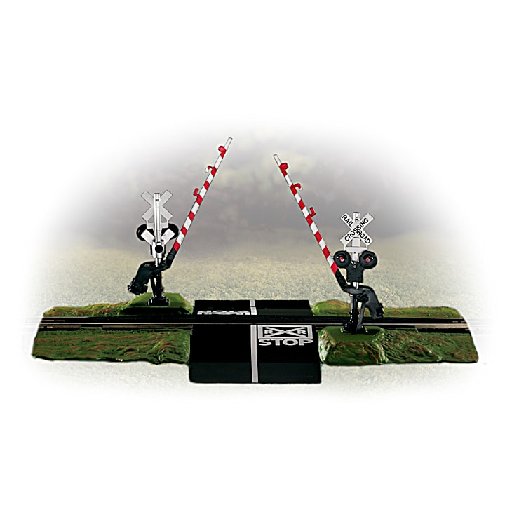 Railroad crossing gate toy store