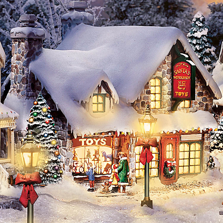 Thomas Kinkades Collectible Village Christmas Collection