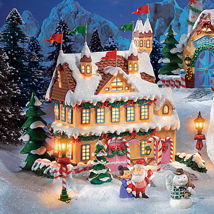 Rudolph The Red Nosed Reindeer Christmas Town Village Collection