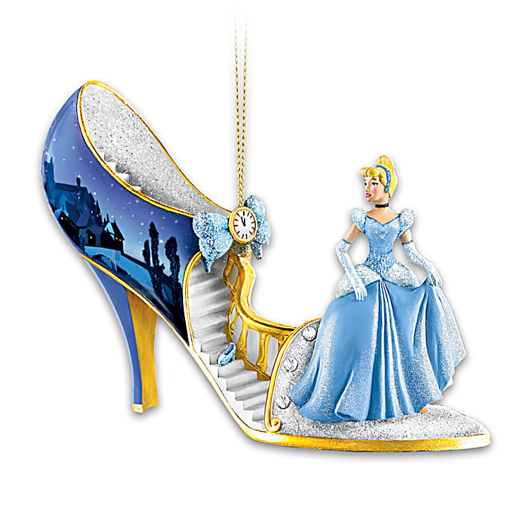 The Disney Once Upon A Slipper Shoe Ornament Collection