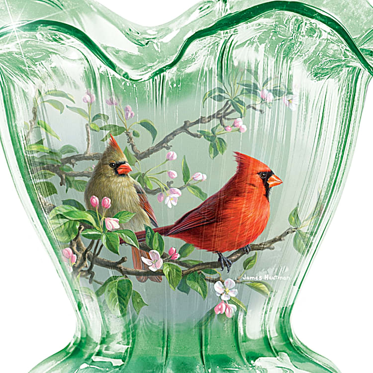 Birds of a feather flock together in heirloom glassware set