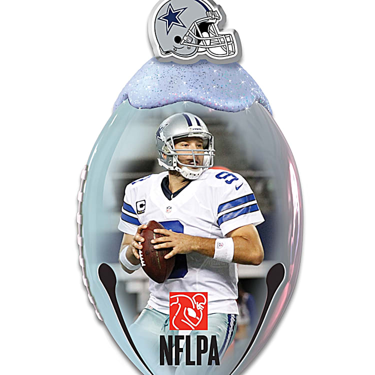 NFL Dallas Cowboys Personalized Glass Ornament