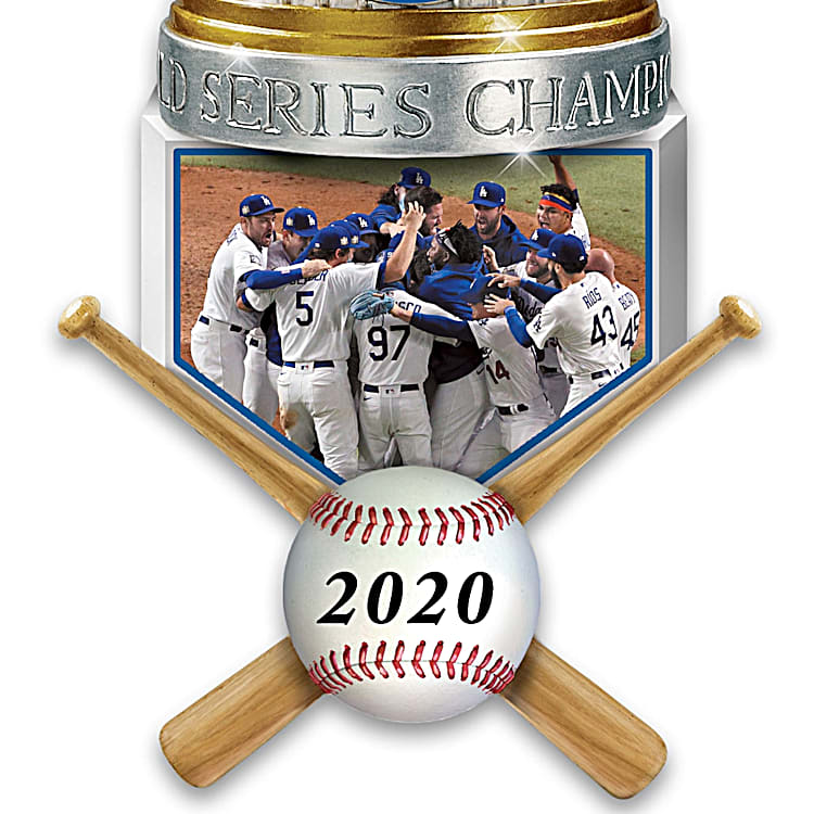 Los Angeles Dodgers 2020 World Series Champions Resin Trophy  Ornament<br>LESS THAN 8 LEFT!