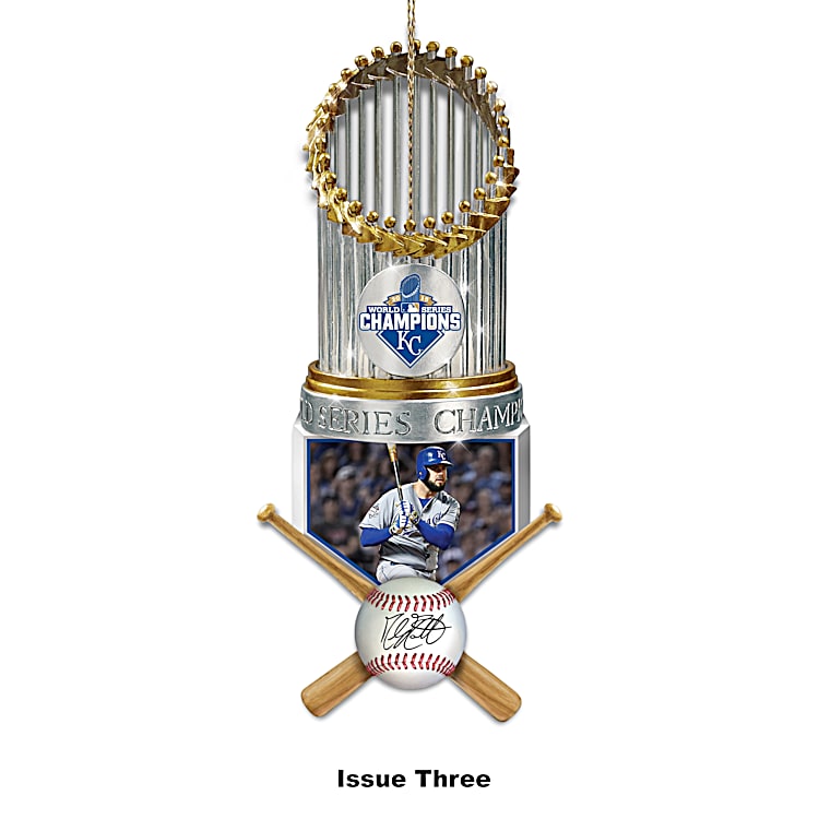Hallmark 1595QSR1575 MLB Major League Baseball Kansas City Royals Jersey  Keepsake Christmas Ornaments