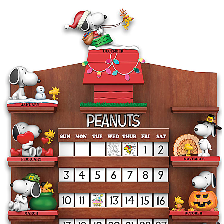 Snoopy Through The Seasons Perpetual Calendar Collection