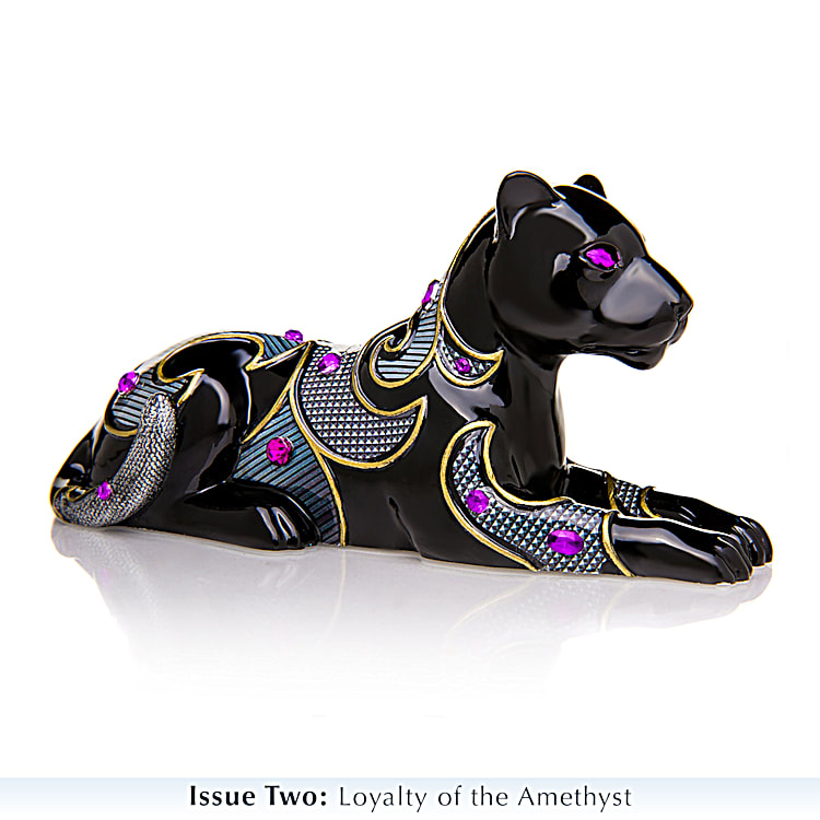 Black panther figurine hotsell