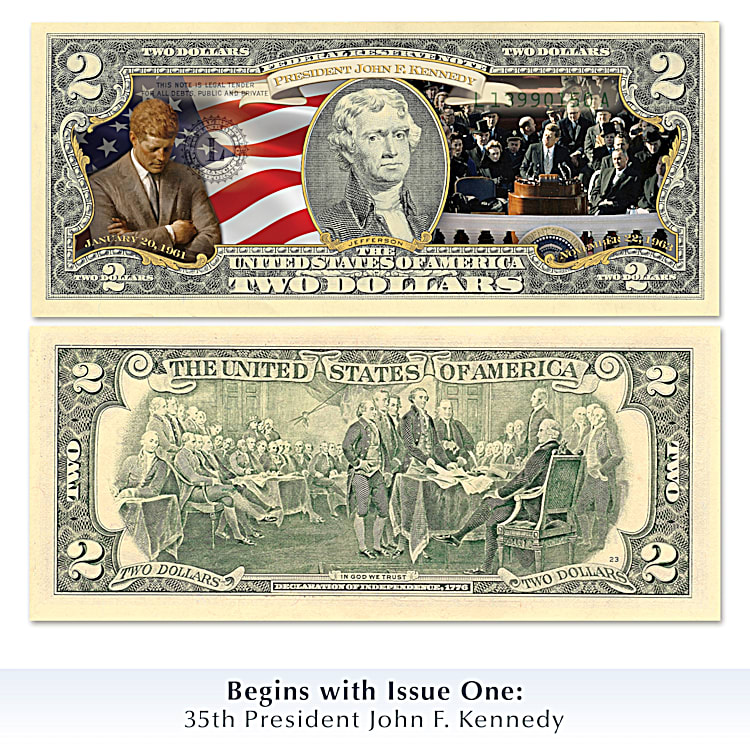 The All-New JFK Legacy $2 Bills Currency Collection