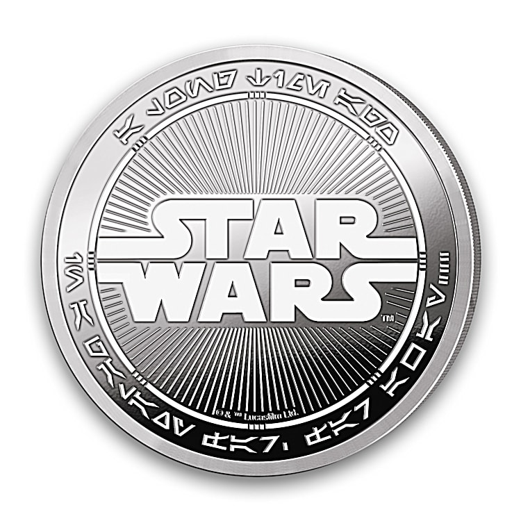 Disney STAR WARS Original Trilogy 99.9% Silver-Plated Proof