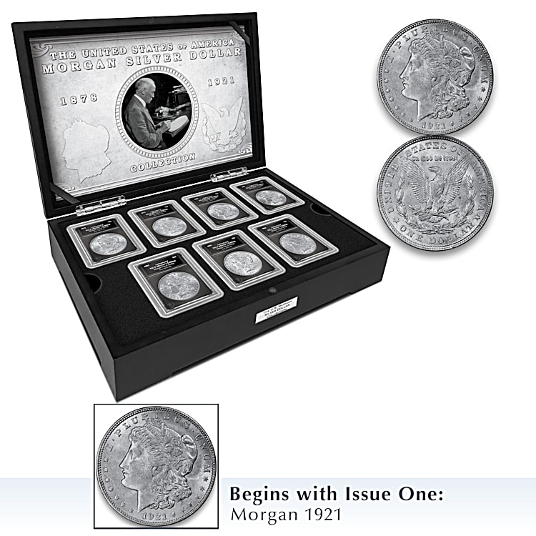 Complete U.S. Morgan Silver Dollar Coin Collection With A Free 