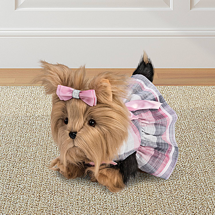 Hold That Pose Pampered Pooch Plush Yorkie Dog Custom Designed Accessory Collection